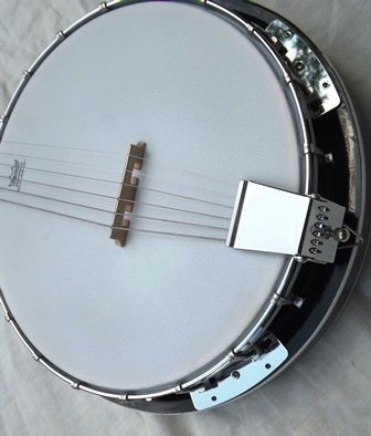 Banjo de 5 cordas ou banjo de 6 cordas e saco almofadado