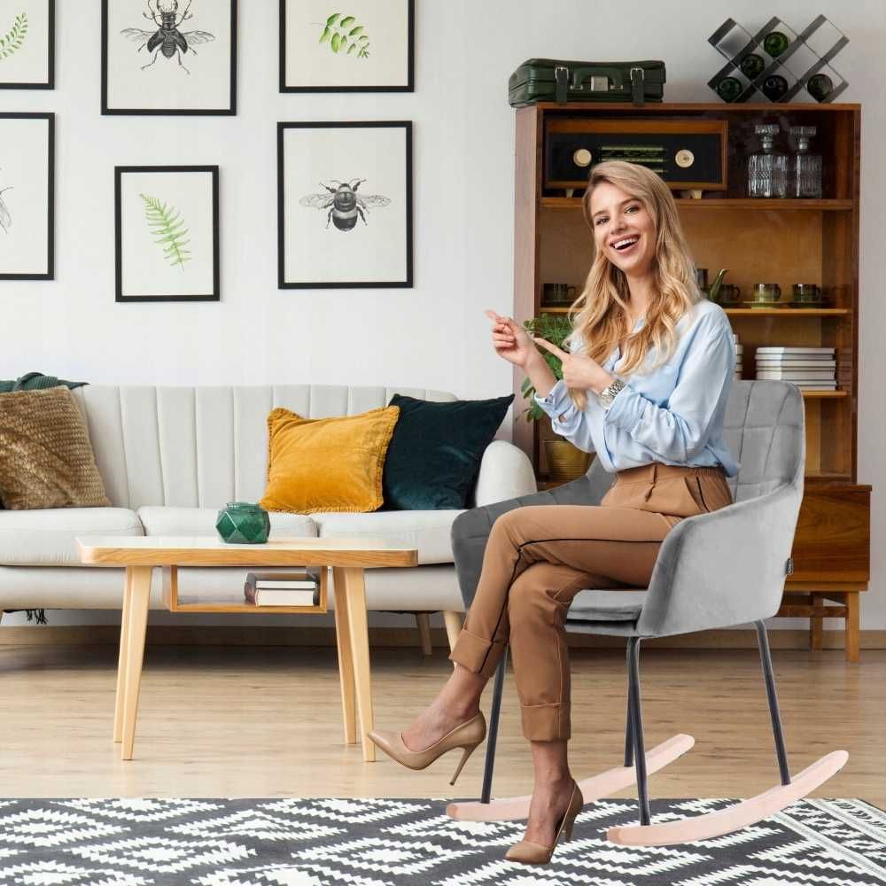 Krzesło Do Jadalni Salonu Bujak Isla Tapicerowane Pikowane Glamour