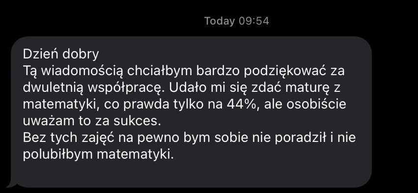 Korepetycje matematyka/chemia/fizyka