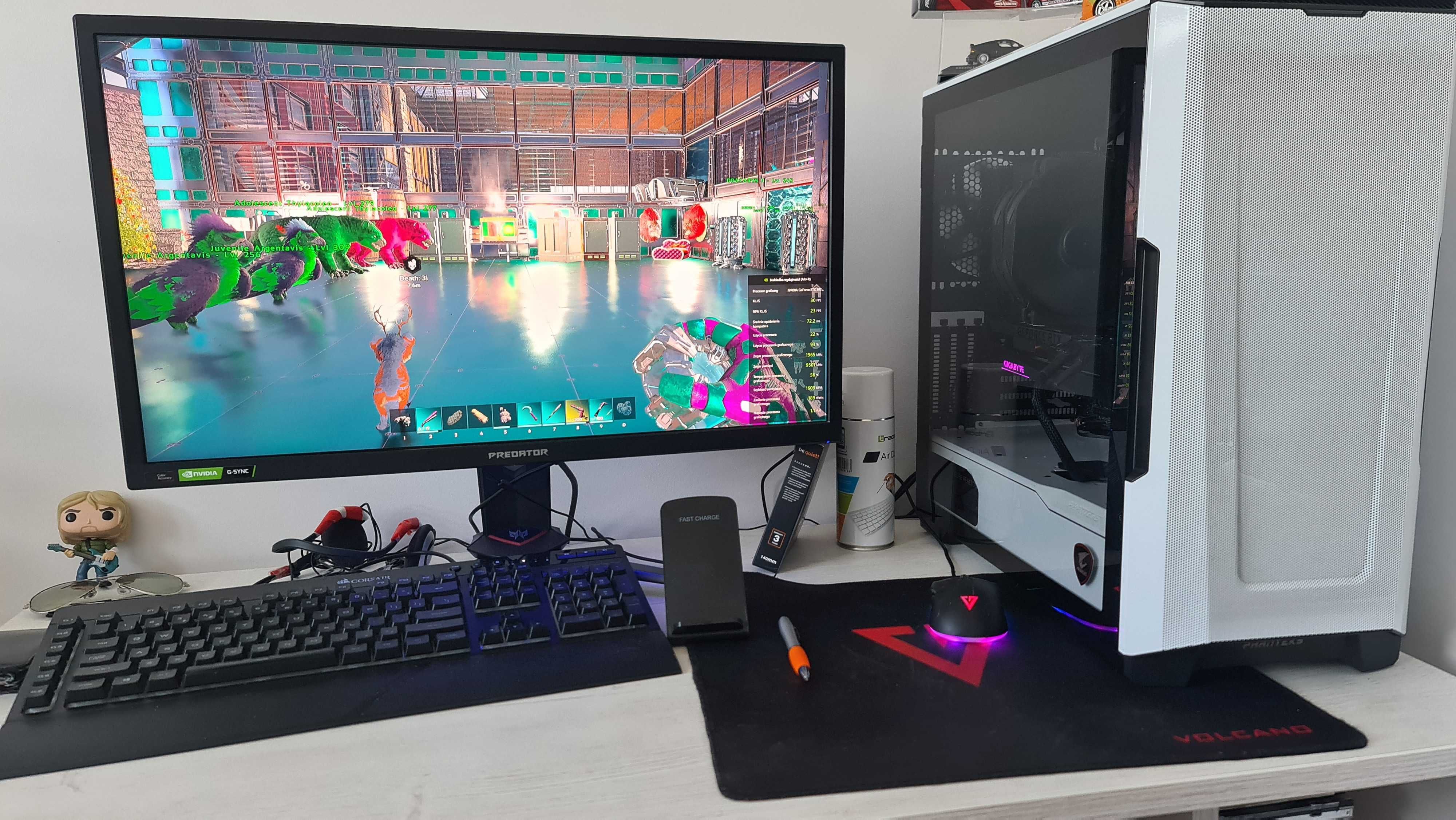 Komputer PC 3070ti 32gb i9 10850K Aorus z490 850W Gigabyte Acer 27" 4K