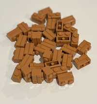 300x LEGO 98283 brązowe cegły 1x2 Medium Nougat (Nowe)
