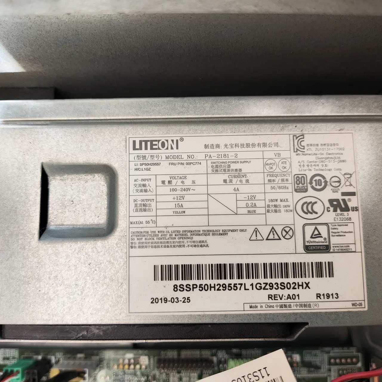 Системний блок Lenovo M720t Tower I5-8400 6ядер/8 Гб ОЗУ DDR4/HD630