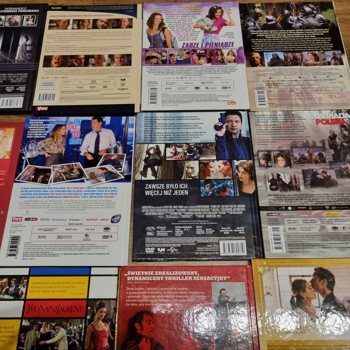 DVD płyty zestaw, filmy