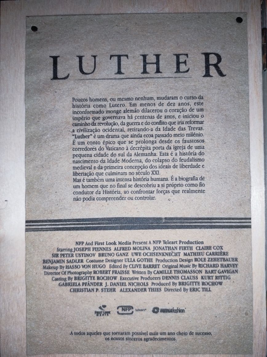 Filme Luther edição super limitada