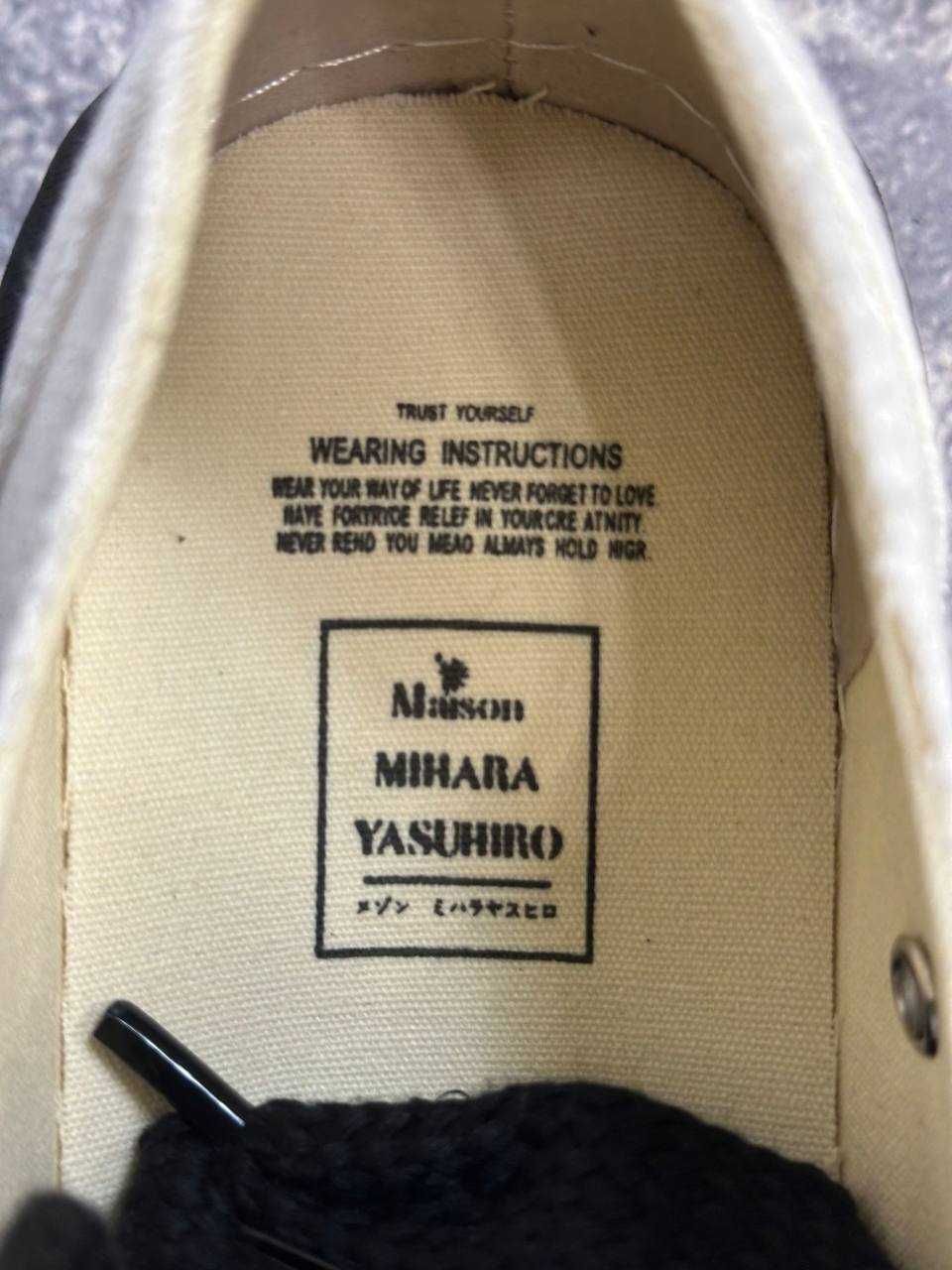 MMY Maison Mihara Yasuhiro кеды кроссовки кеди  черные белые