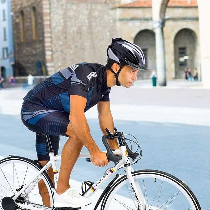Shinmax Kask rowerowy M/L 57-62cm 18 otworów wentylacyjnych