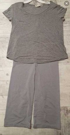 Komplet piżama szara wiskoza M/L/ XL koszulka i spodnie