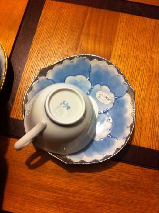 Chávenas de porcelana Japonesa