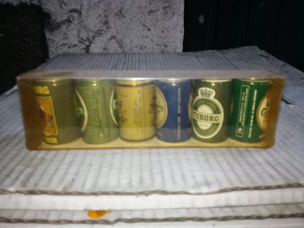 Miniaturas latas de cerveja (coleção)