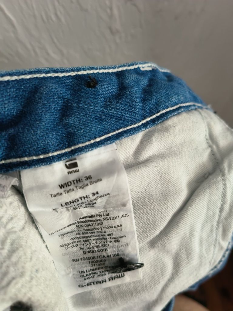 Męskie jeansy G-Star Raw Us Lumber Chino Classic Tapered W36 L34