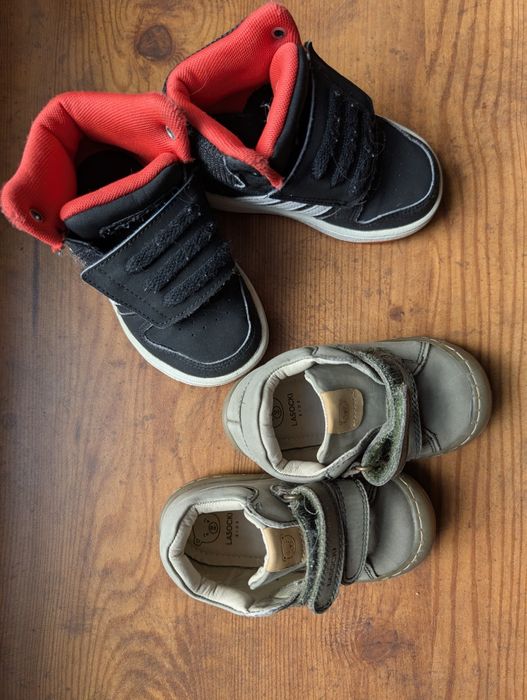 Dwie pary bucików Adidas i Lasocki 21/ 22