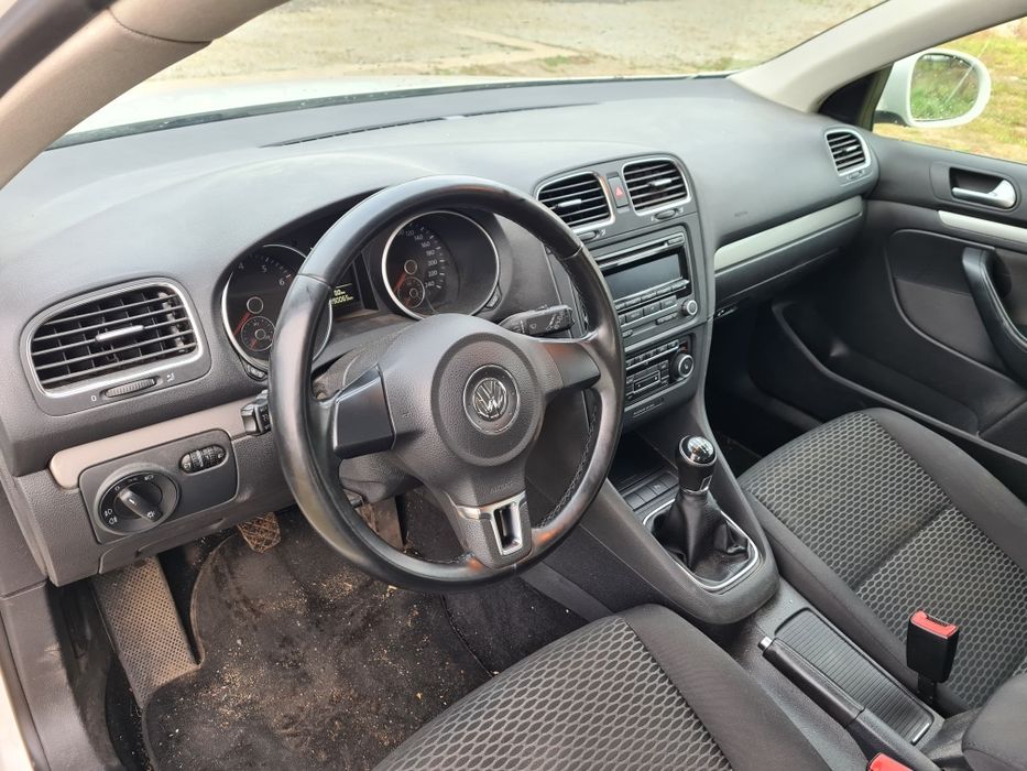 KONSOLA kokpit deska rozdzielcza +poduszka VW Golf VI 6 2012r Europa