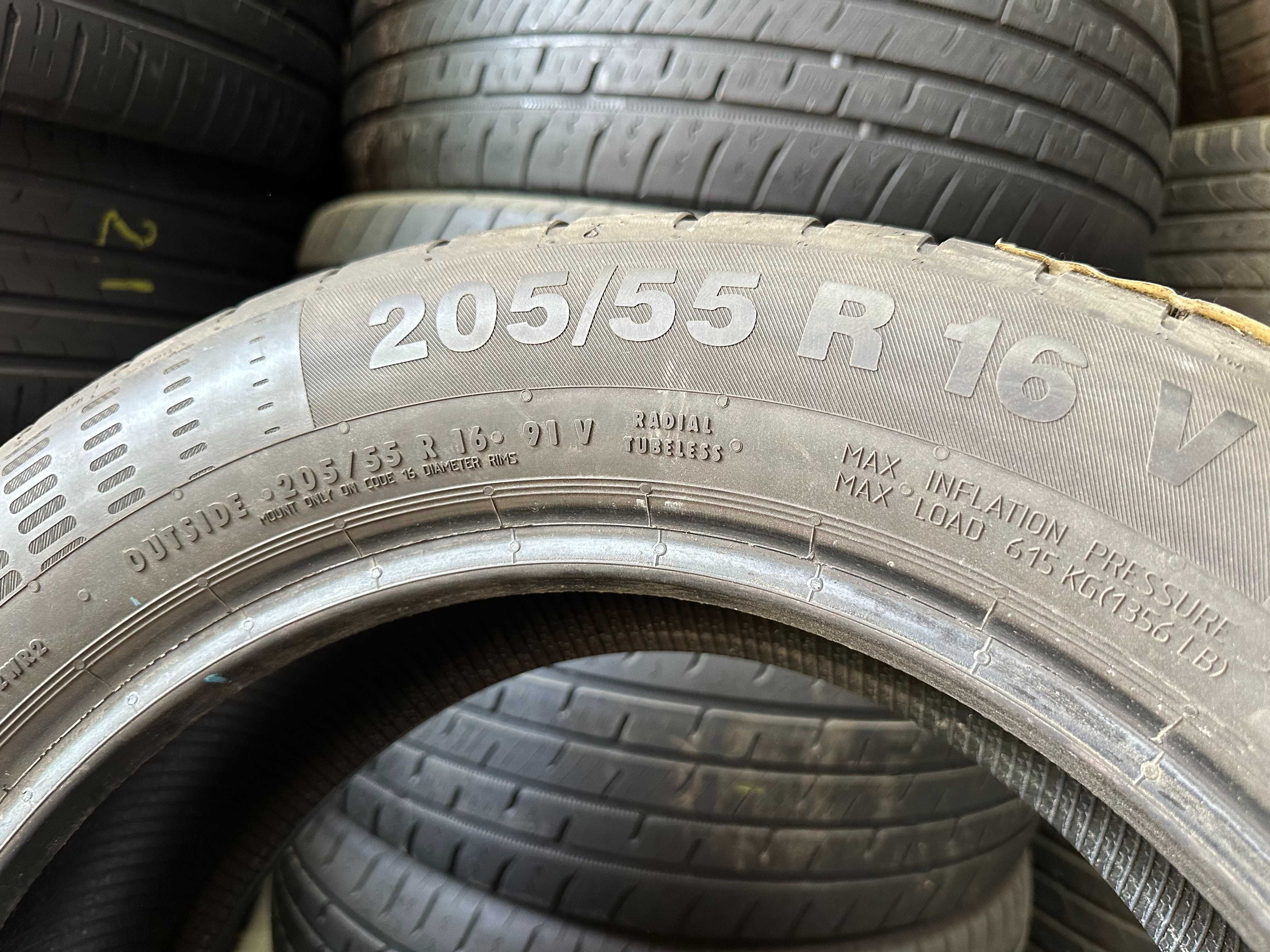 Літні шини 205/55R16 Continental ContiEcoContact5 7+mm!