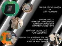 Serwis konsol wymiana pasty termopadów PS4 PS5 XBOX Naprawa Pad Analog