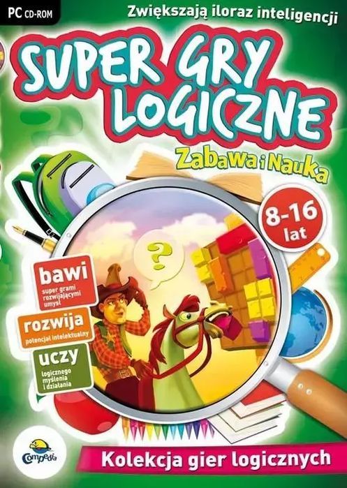 Zabawa i Nauka: Super gry logiczne 8-16 lat. LK Avalon