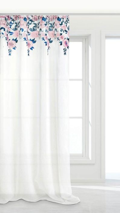 Firana 140x250 Okienna Dekoracyjna Rosally Taśma