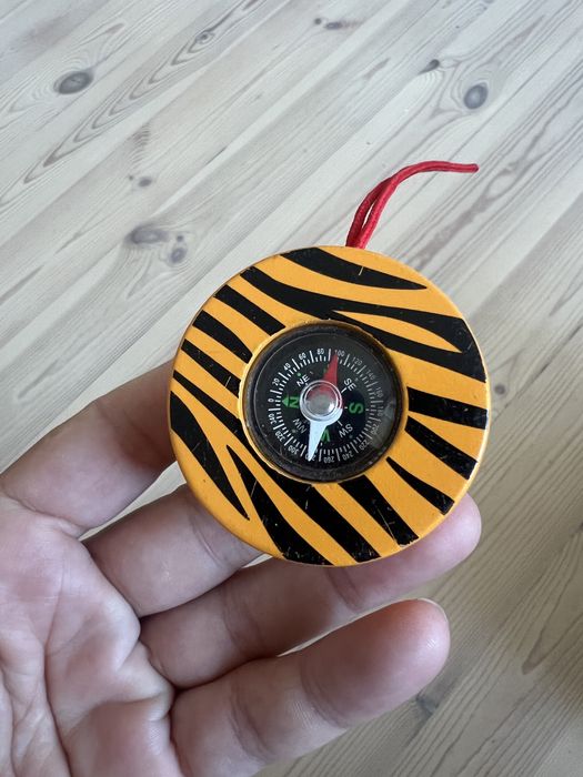 Drewniany kompas safari GOKI zabawka dla dziecka 6 lat