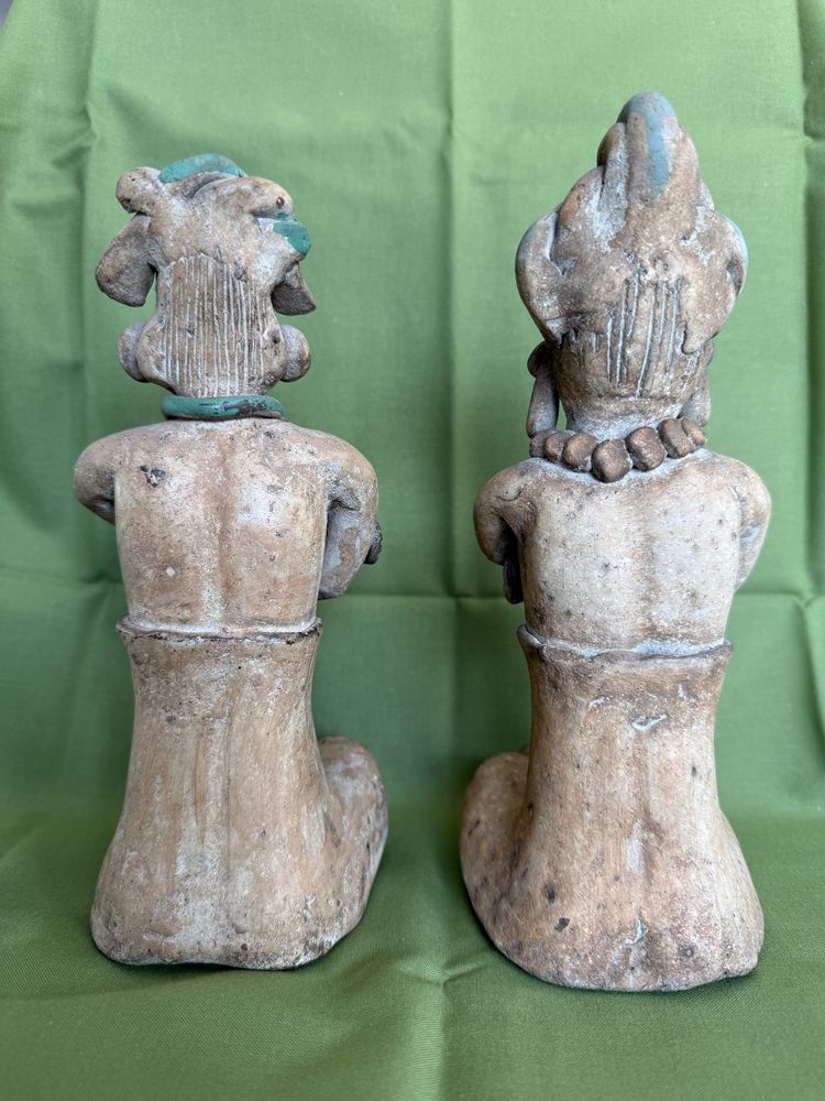 Par de estatuetas Maias/Mexicanas (originais)