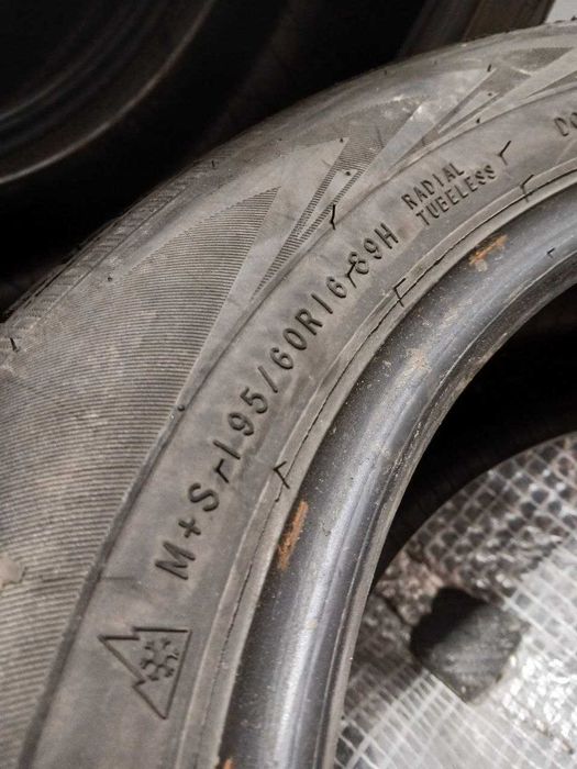 *Шини Nokian 195/60R16 4шт. Зима 2023р. (0430).