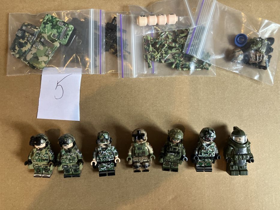 Военные фигурки лего конструктор