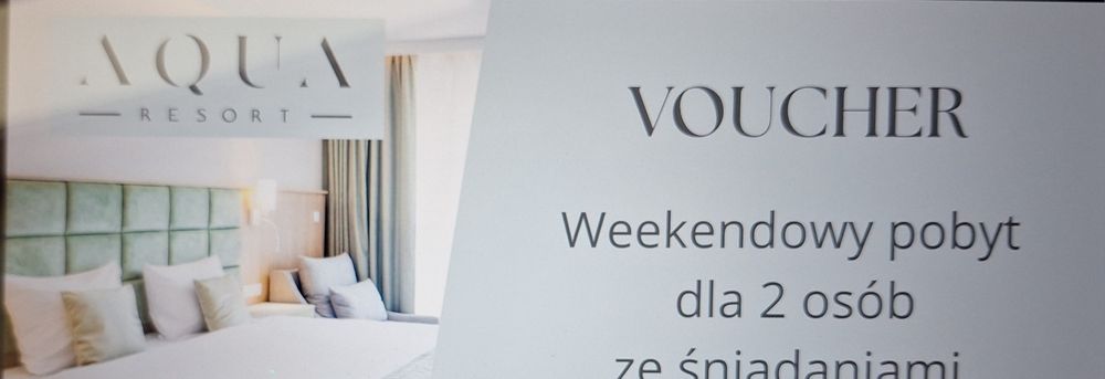 Voucher do hotelu AQUA resort Międzyzdroje 2 osoby 2 noce ze śniadania