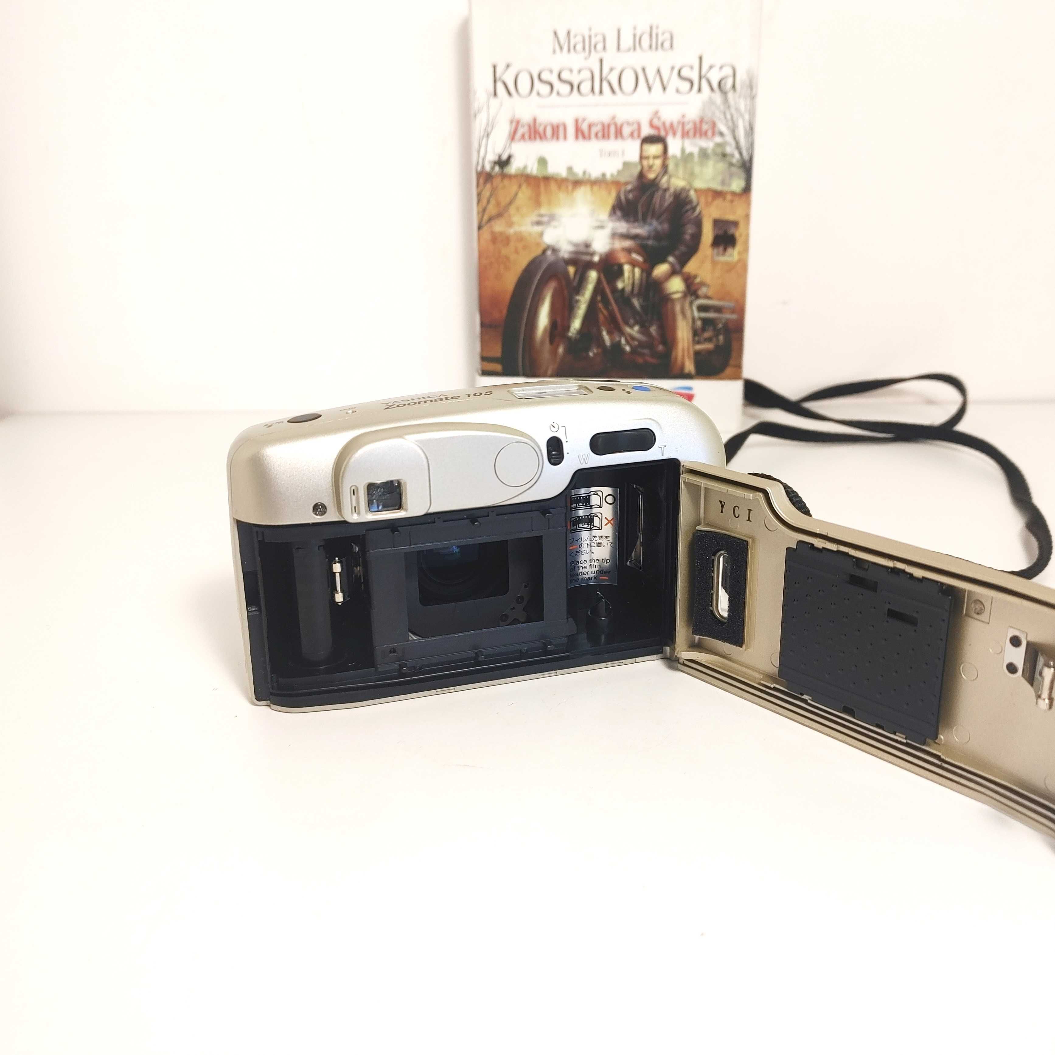 Bardzo ładna niepospolita YASHICA Zoomate 105 Analogowy aparat foto