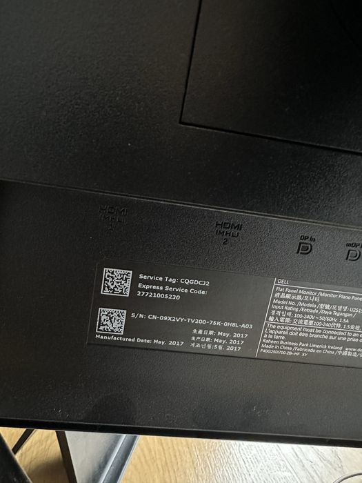 Монітор Dell U2515H IPS