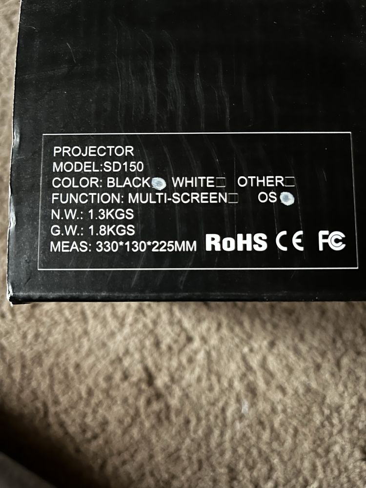 Projektor owlenz led projector