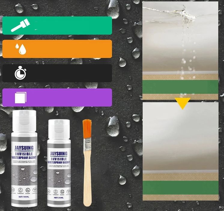 Płyn Spray Uszczelniający Niewidoczny Środek Wodoodporny 30Ml