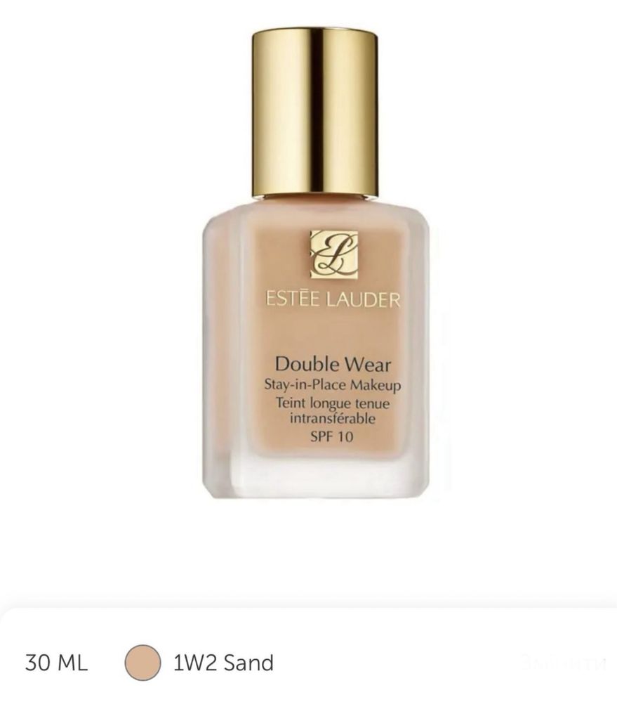 Тональний крем Estee Lauder Double Wear Sand 1w2 SPF 10 30мл