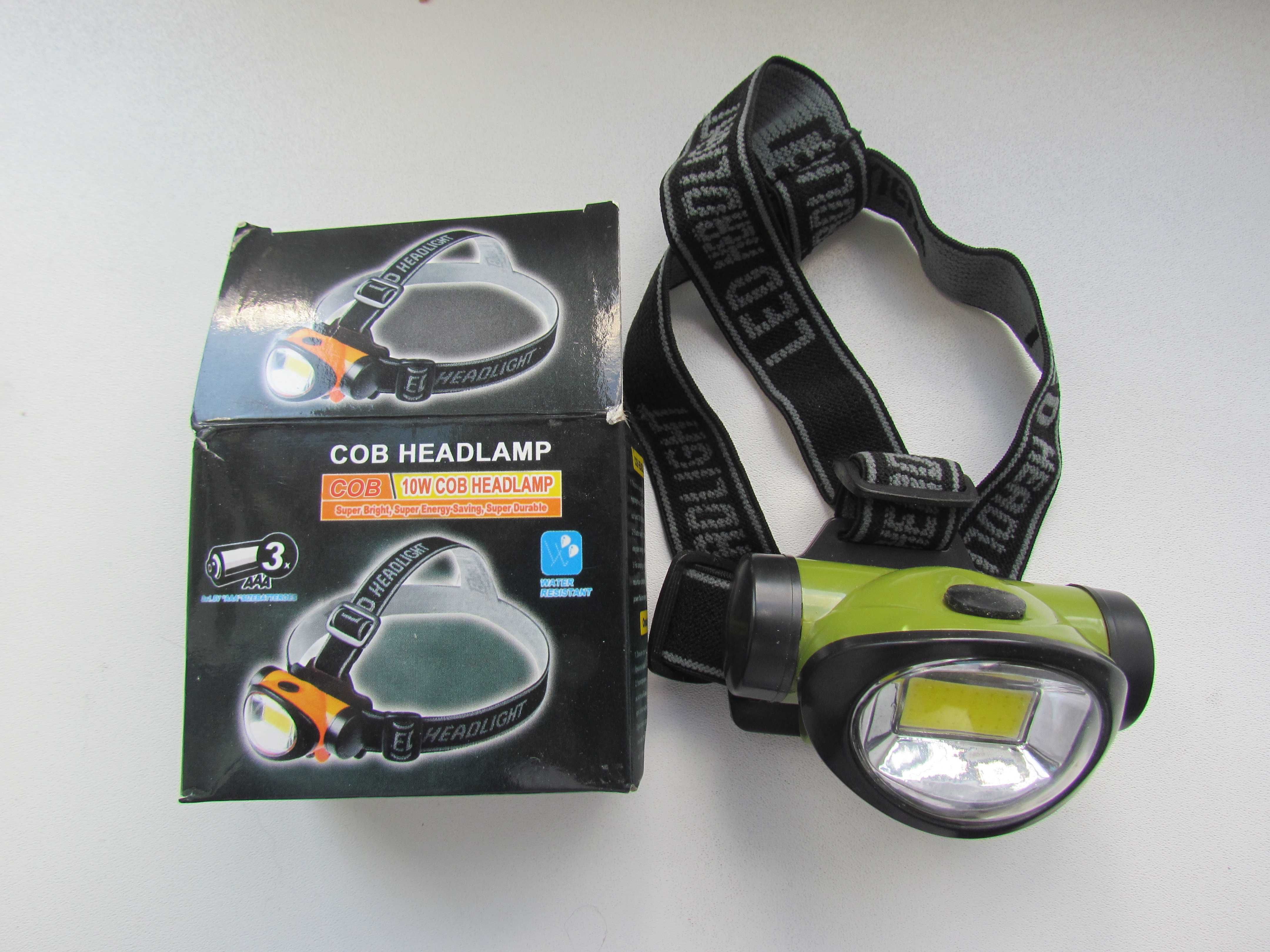 Ліхтарик налобовий  COB HEADLAMP 10W новий