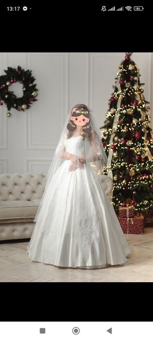 Весільна сукня 42-46, свадебное платье + фата