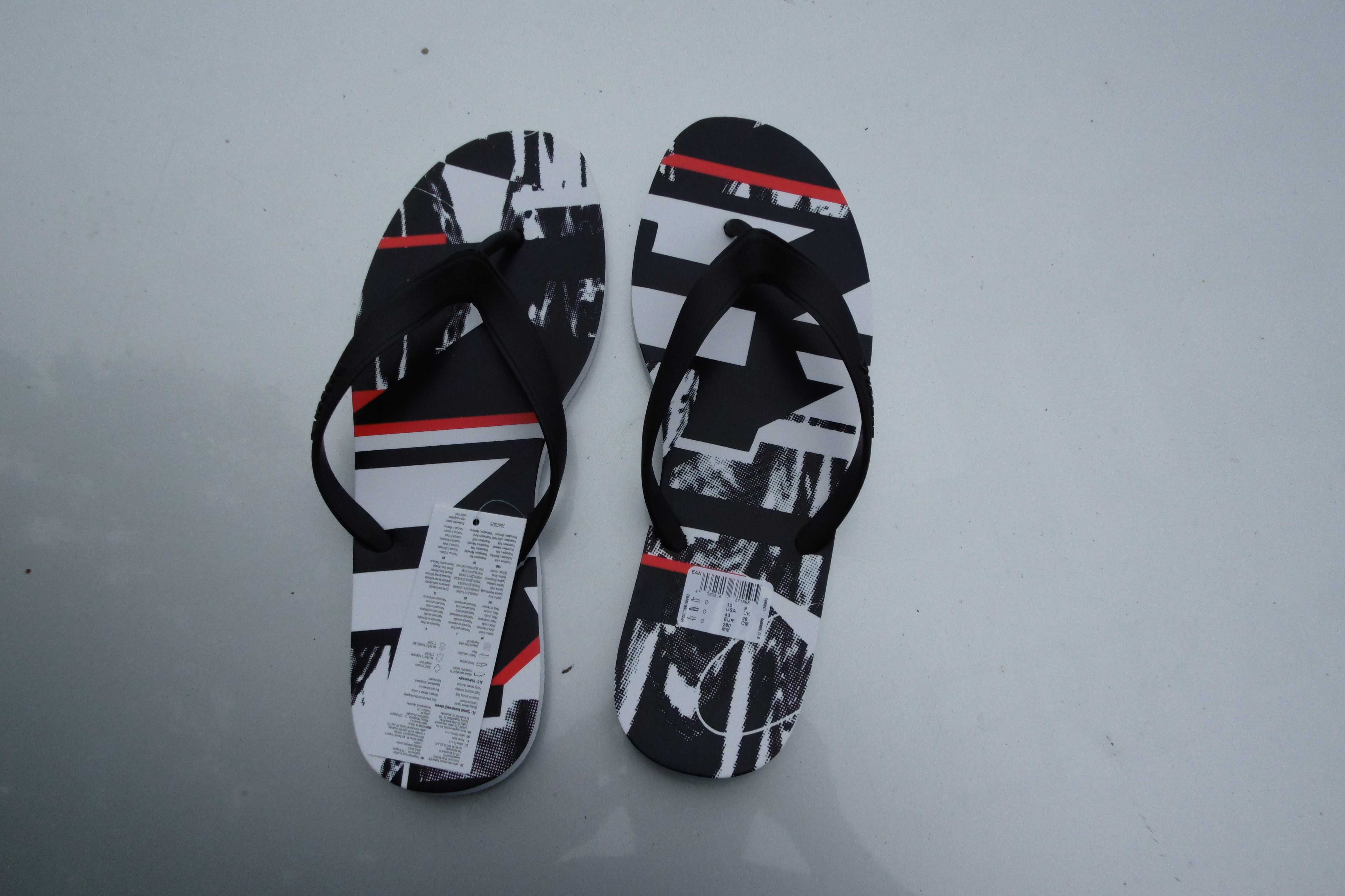 Japonki Klapki Reebok r.43 Kobo flip flops