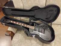 Gitara elektryczna ESP LTD EC-1000 Fishman Piezo QM STBLK + case
