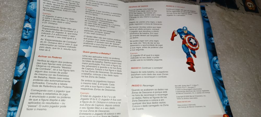 Antigo jogo Marvel Jogo de tabuleiro