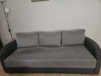 Sofa rozkładana szara