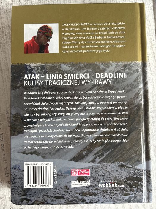 Długi film o miłości Powrót na Broad Peak Jacek Hugo-Bader ksiazka