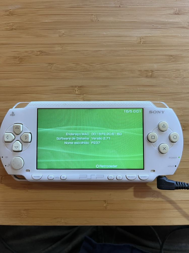 PSP 1004 Original Branca com Manual e Jogos