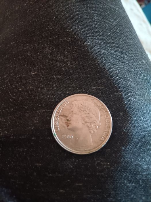 Moeda de 25$00 portugal 1980