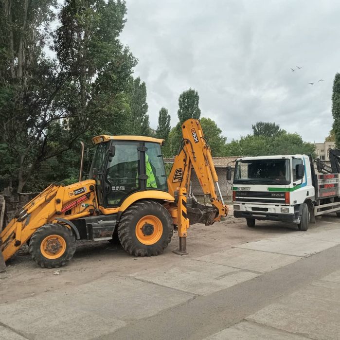 Услуги, Экскаватора, самосвала вывоз мусора, земляные работы, демонтаж