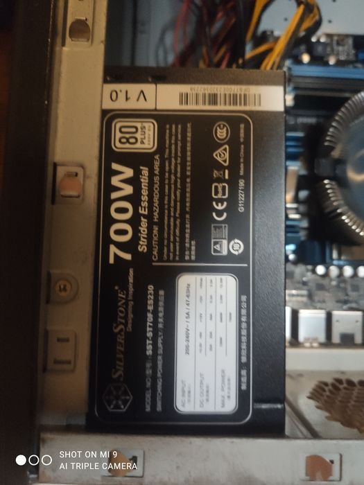 Блок питания Silverstone Strider Essential SST-ST70F-ES230 мощностью 7