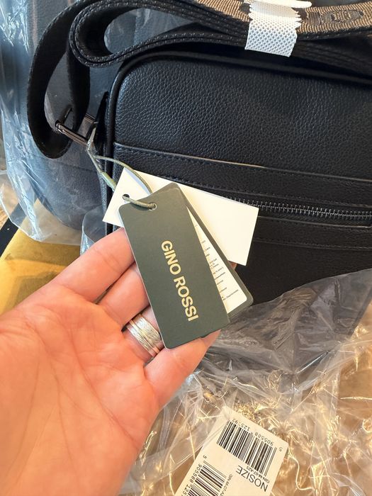 Nowt zestaw 2x Gino Rossi listonoszka crossbag oraz torba laptopa NEW