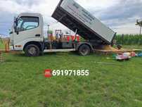 Piasek kruszywa transport