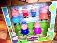 Nowy zestaw figurek figurki Świnka Peppa - zabawki