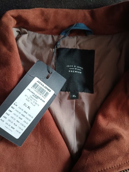 Kurtka męska skórzana XL