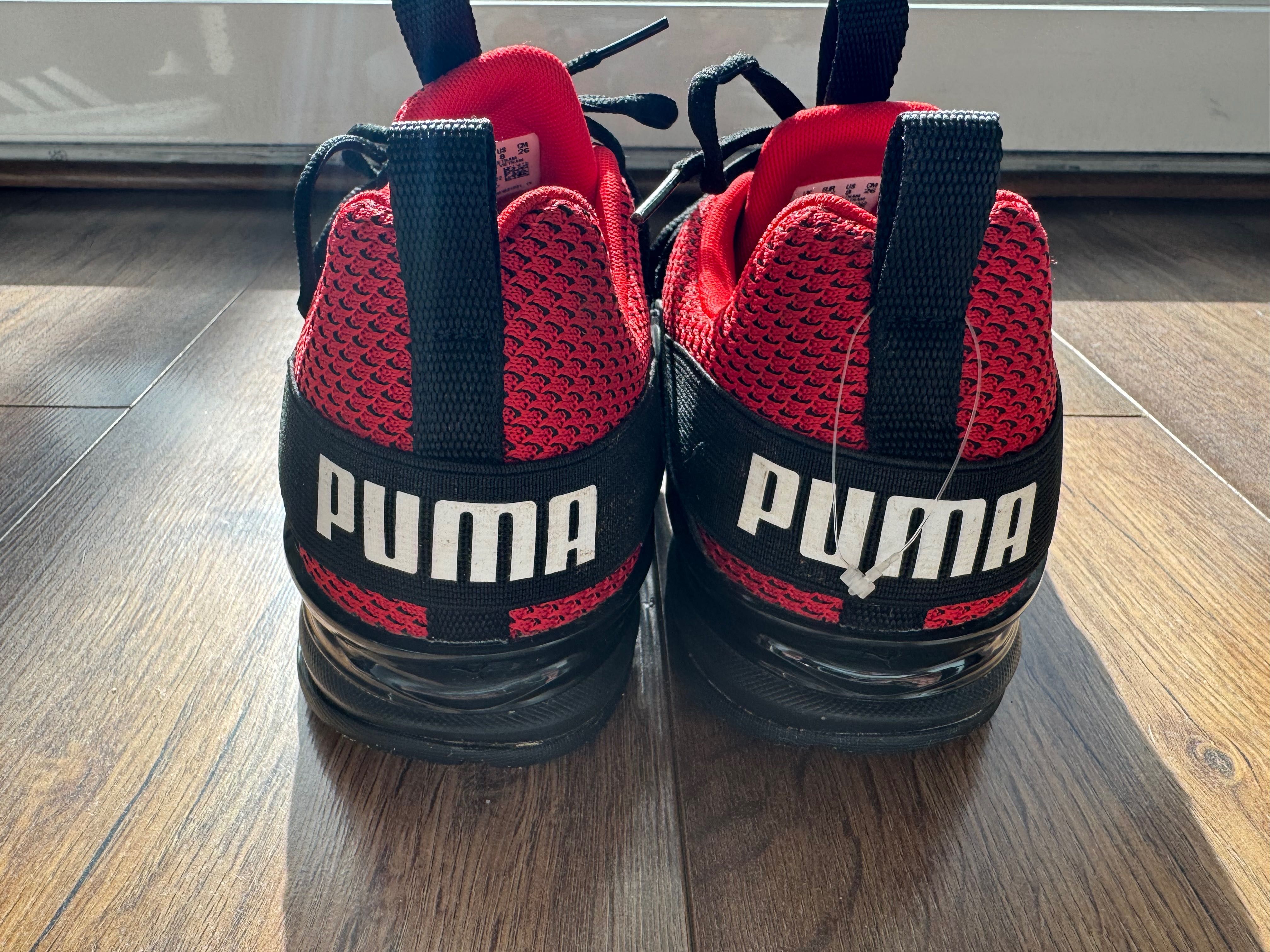 Puma Axelion Two-Tone buty do biegania 40.5 czerwone