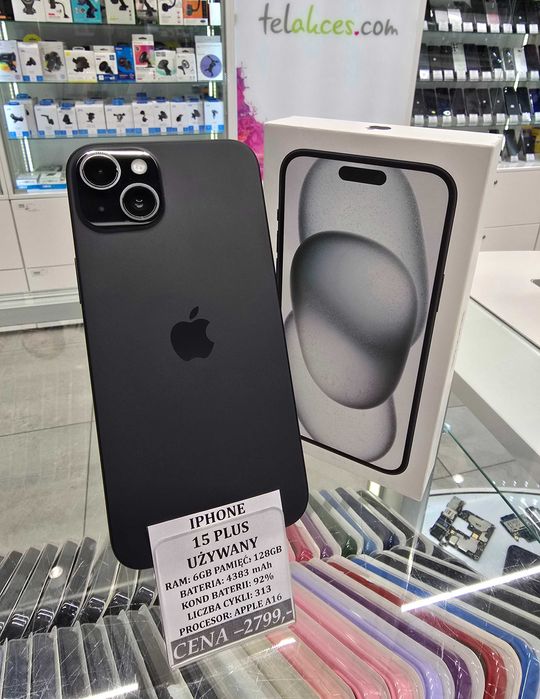 Iphone 15 Plus 128GB Bat 92% Telakces Felicity *Raty 0%