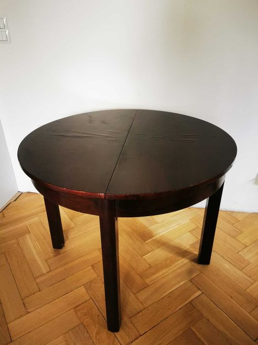 Stół okrągły rozkładany