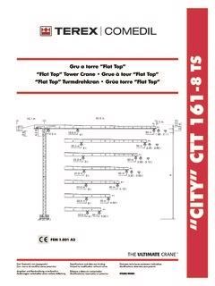 Żuraw wieżowy TEREX CTT 161-A8 TS 16