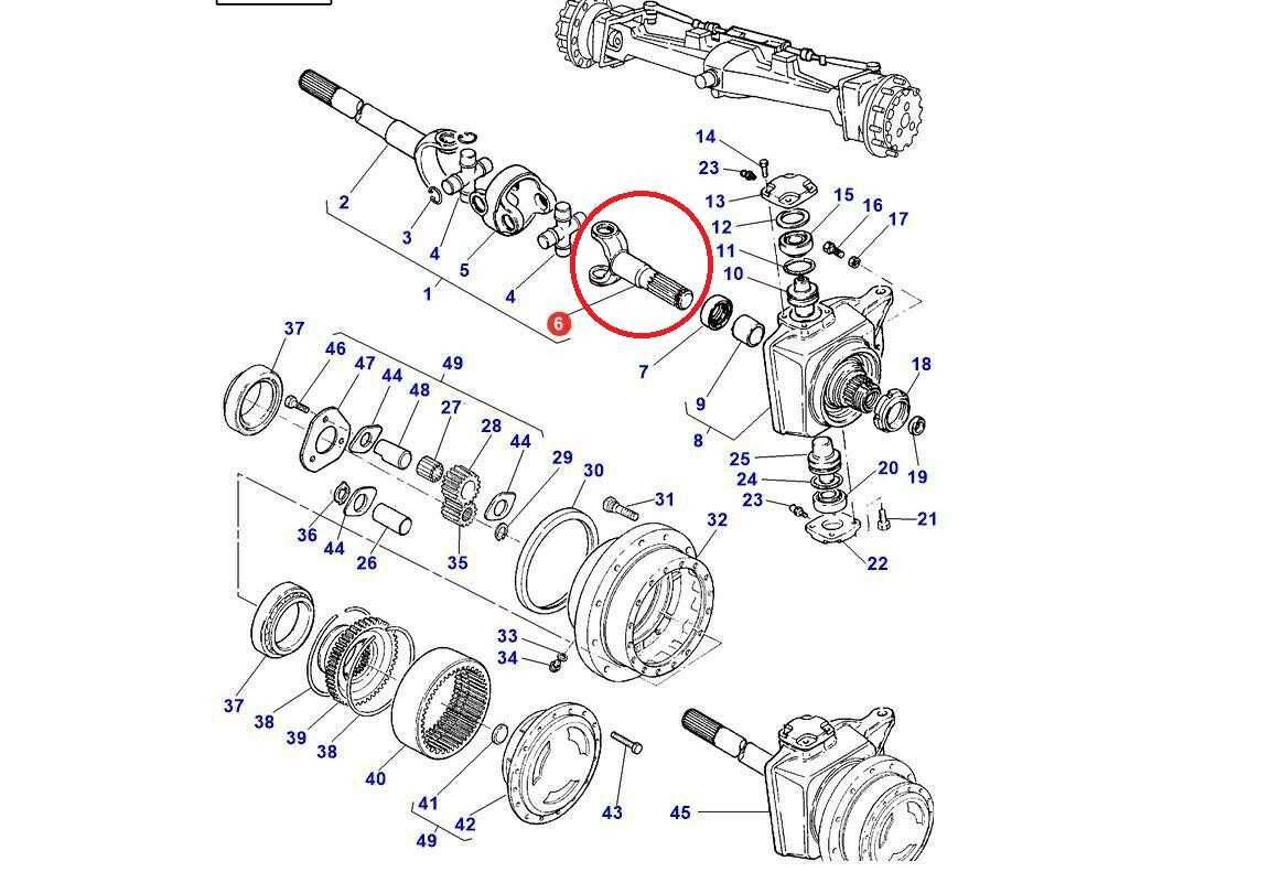 Półoś Krótka Massey Ferguson